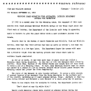 Whooping Crane Migration Time Approaches, Interior Department Appeals for Protection--September 22,1963