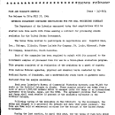 Interior Department Initiates Negogiations for Fur Seal Processing Contract--July 17, 1964