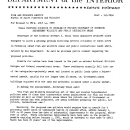 Udall Proposes Solution to Problem of Private Occupancy of Interior Department Wildlife and Public Recreation Areas--July 14, 1965