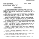 Mercury Residues Discovered in Waterfowl August 20, 1970