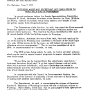 Interior Assistant Secretary Outlines Steps to Curb Bald Eagle Poisonings June 7, 1971