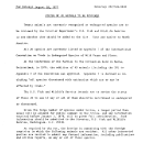 Status of 20 Animals to Be Reviewed August 18, 1977