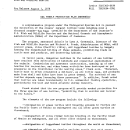 Sea Turtle Protection Plan Announced August 1, 1978