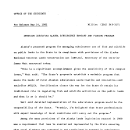 Interior Certifies Alaska Subsistence Hunting and Fishing Program May 14, 1982