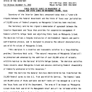 Three, Agencies Agree on Management of Federal and State Lands on Matagorda Island, Texas December 9, 1982