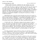 Wetland Losses "Critical"; Secretary Watt Asks Congress for Action March 22, 1983