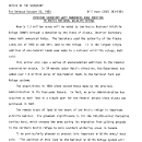 Interior Secretary Watt Announces Huge Addition to Arctic National Wildlife Refuge October 20, 1983