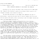 Hodel Announces Proposed Fy 1988 Budget for Interior January 5, 1987