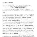 Steve A. Robinson Named Deputy Director of U.S. Fish and Wildlife Service February 3, 1987