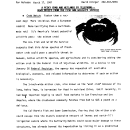 A Pesky Crab and Wetlands by Telephone--News Briefs From the Fish and Wildlife Service March 17, 1987