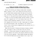 Fishing and Hunting License Sales Stable, Revenue Increas Es According to Latest Sales Figures July 6, 1988