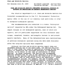 Fish and Wildlife Service Completes Bioldgical Opinion on Effects of Pesticides on Aquatic Endangered Species June 29, 1989
