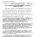 Major Initiatives for Wildlife Announced in President's Proposed 1991 Budget January 29, 1990