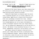 Interior Secretary Lujan Announces $297 Million for State Wildlife Projects March 14, 1990