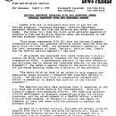 Initial Projects Totalling $700, 000 Approved Under African Elephant Fund and Matching Grants August 02, 1990