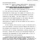 Record Budget Proposed for Fish and Wildlifte Service Contains Major Initiatives for Wildlife