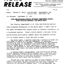 Fish and Wildlife Service Proposes Trheatened Status, With Critical Habitat, for Delta Smelt September 27,1991