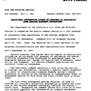 Additional Information Sought on Proposal to Reclassify Some African Elephant Populations April 01,1992