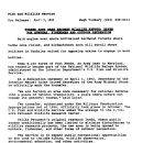 Former Army Base Becomes Wildlife Refuge: Haven for Hunters, Fisherman and Outdoor Recreation April 03,1992