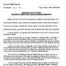 Spectacle on the Wing: Billions of Birds Head North in Spring Migration May 07,1992