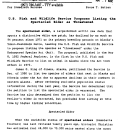 U.S. Fish and Wildlife Service Proposes Listing the Spectacled Eider as Threatened May 07,1992