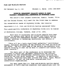 Interior Department Wildlife Agency to Host Historic International Conference on Migratory Birds May 12, 1992