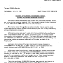 Number of Hunters, Fishermen Steady, License Revenues Increase Slightly July 14, 1992