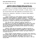 Secretary Babbit Announces Refuge Additions and Nearly $11 Million in Grants for Wetlands Projects March 22, 1993