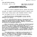 Wildlife Resources Receive Boost Under Administration's Proposed Budget April 08, 1993