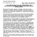 Bird Migration Thrills Millions, Boosts Economy, but Loss of Habitat Threatens Many Popular Species and A Rapidly Growing Industry May 12, 1995