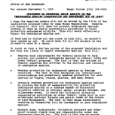 Statement by Secretary Bruce Babbitt on the "Endangered Species Conservation and Management Act of 1995" September 07, 1995