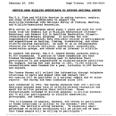 Service Asks Wildlife Enthusiasts to Support National Survey February 20, 1996