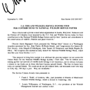 U.S. Fish and Wildlife Service Honors Four for Contributions to National Wildlife Refuge System September 09,1998