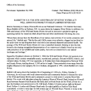 Babbitt in N.H. for 30th Anniversary of Scenic Rivers Act Will Announce Project to Help Lamprey River Fish September 30, 1998
