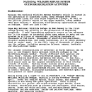 National Wildlife Refuge System Outdoor Recreation Activities October 14, 1998