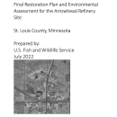 Final Restoration Plan and Environmental Assessment for the Arrowhead Refinery Site