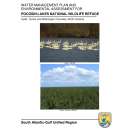 Water Management Plan and Environmental Assessment for Pocosin Lakes National Wildlife Refuge
