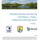 Pocosin Lakes Wildlife Refuge Watershed 1, Phase 1 Hydrology Modeling Study