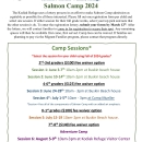 2024 Salmon Camp Flyer