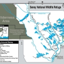 Map of the Seney National Wildlife Refuge