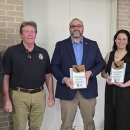 Image of officers receiving award