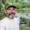 Picture of Fish and Wildlife Biologist, Andrew King.