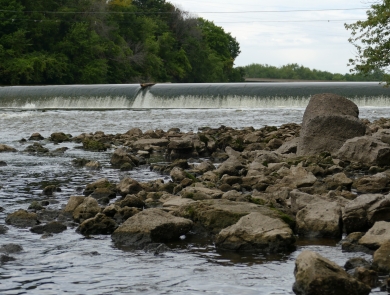Pinicon Ridge Park Dam in Iowa