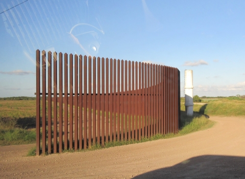 Border wall, South Texas