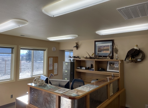 View of the administrative office of Kootenai NWR