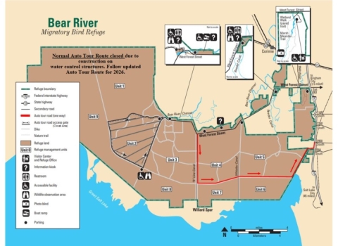 Alternate Auto Tour Route Map